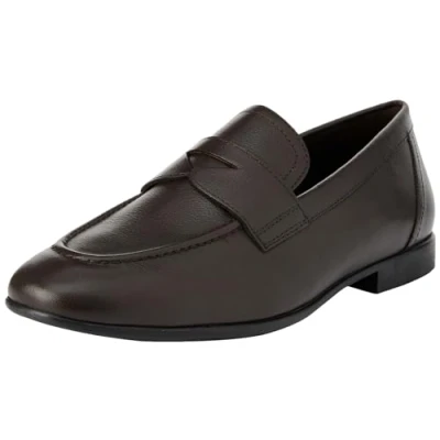 Abbildung von Geox U Sapienza Slipper, Herren, Größe: 42, Dark brown Schuhe