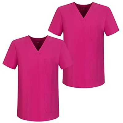Abbildung von MISEMIYA Pack*2 Arbeitskleidung Unisex Spitze Kragen Kurze Medizinische Uniformen Ref.817 X Large, Fucisa 68
