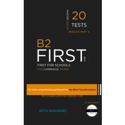 Abbildung von B2 FIRST (Key Word Transformation): 20 Practice Tests for the Cambridge exam
