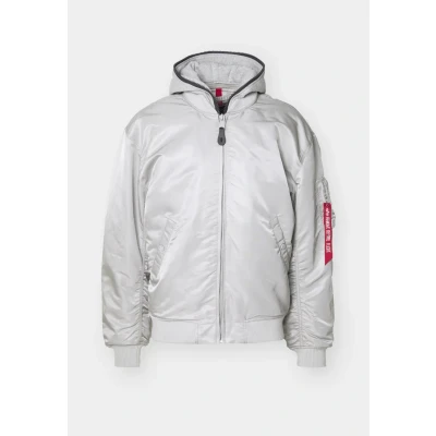 Abbildung von Alpha Industries TEC Studio Bomberjacke, Herren, Größe: Large, Pastel grey