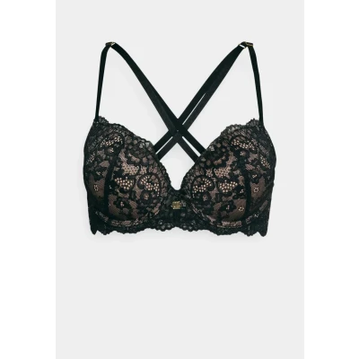 Abbildung von Lascana Jette BY Criss BRA Pushup BH, Damen, Größe: 85B, Black/nude