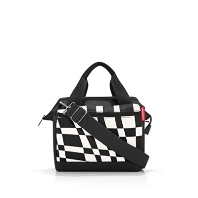 Abbildung von reisenthel allrounder cross op art Kleine Crossbody Bag mit abnehmbarem und verstellbarem Schultergurt Aus wasserabweisendem Material