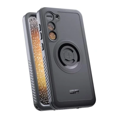 Abbildung von Samsung Galaxy S23 Plus Hülle MagSafe Kunststoff SP Connect Hard Case/Backcover Handyhülle Schwarz Shockproof/Stoßfest