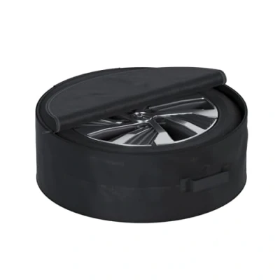 Abbildung von QLS Handels Reifentasche Reifenhülle Reserveradhülle Reserveradabdeckung Reifencover XXXL Durchmesser 70 cm, Höhe 24 cm 14 Zoll 16 17 18