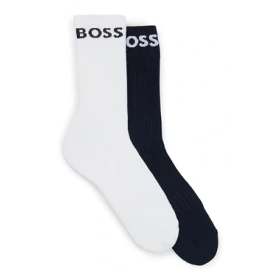 Abbildung von BOSS Sport 2 PACK Socken, Herren, Größe: 39 42, Dark blue