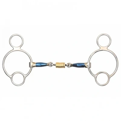 Abbildung von Shires Sweet Iron Universal mit Rollschnalle Blau 12,5cm