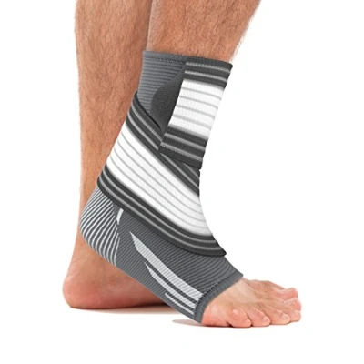 Abbildung von bonmedico Sprunggelenkbandage, Einstellbares bandage Fußgelenk, Flexible Knöchelbandage, Ultra Dünn Fußbandage, Rechte und Linke für Damen &amp; Herren