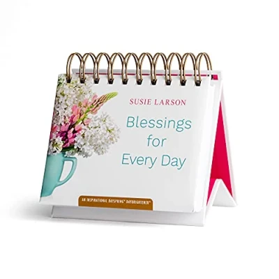 Abbildung von DaySpring Flip Kalender Susie Larson Segen für jeden Tag weiß 49911