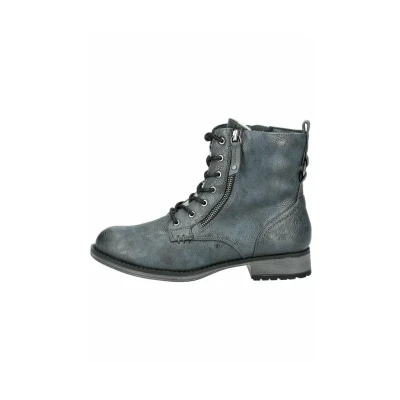 Abbildung von Mustang Stiefeletten FÜR MÄDCHEN Schnürstiefelette für Kinder, Größe: 33, Navy 820 Schuhe