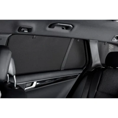 Abbildung von CAR SHADES Satz kompatibel mit Citroen Berlingo XL/Peugeot Rifter/Opel Combo Life/Toyota Proace City 2018 (nur zu öfnnen Heckscheibe) (6 teilig), Schwarz