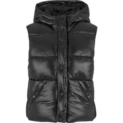 Abbildung von Urban Classics Shiny Weste, Damen, Größe: 3XL, Black