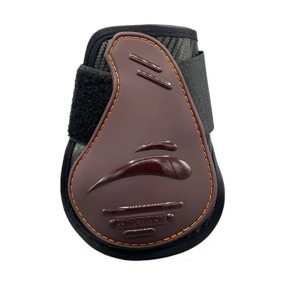 Abbildung von eQuick Streichkappen eShock Rear Hop Braun Warmblut