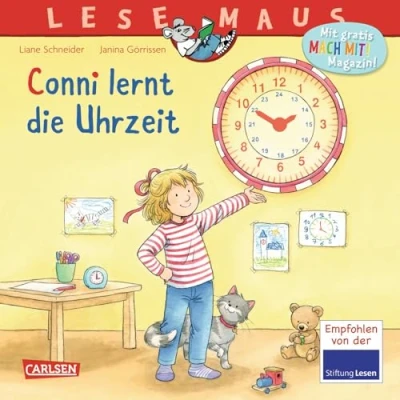 Abbildung von LESEMAUS 190: Conni lernt die Uhrzeit (190): Eine Vorlesegeschichte, in der auf anschauliche Art Sachwissen vermittelt wird