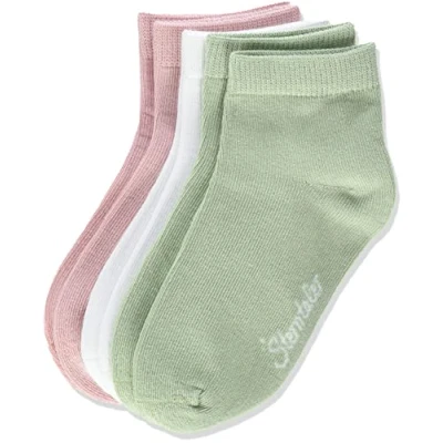 Abbildung von Sterntaler Baby Mädchen Sneaker 3er Pack Bambus Söckchen, zartrosa, 18