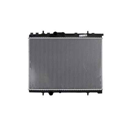 Abbildung von NISSENS 63744A Kühler, Motorkühlung Aluminium 380 549 26 Kühlrippen gelötet PEUGEOT: 206 Hatchback, 206+ 307 CC, CITROËN: Xsara Picasso