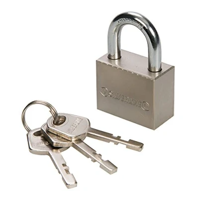 Abbildung von Silverline 447136 Stahl Vorhängeschloss 40 mm