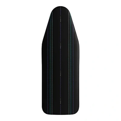 Abbildung von Laurastar Bügelbezug Universalcover Black, 131cm x 55cm, 100 % Baumwolle, Integrierten Faltmarkierungen, Klipp System, Geeignet für alle Bügeltische anderer Marken, Waschmaschinenfest
