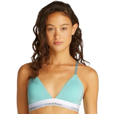 Abbildung von Calvin Klein Underwear Lightly Lined Triangle ICON Triangel BH, Damen, Größe: Medium, Beau blue