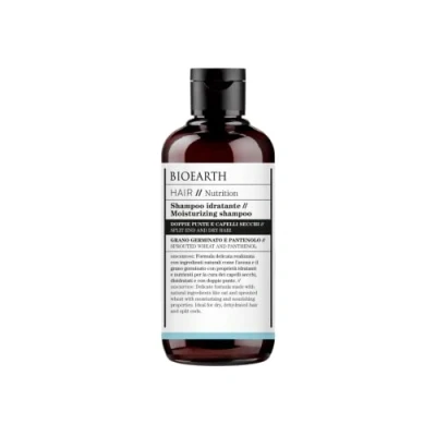 Abbildung von Bioearth Haare 2.0 Shampoo Feuchtigkeitscreme für Trockenes Haar E mit Doppelt Tipps 250 ml 1 Confezione da