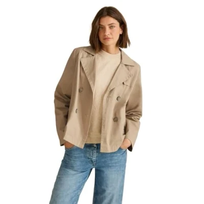 Abbildung von Cecil Kurze Blazer, Damen, Größe: XL, Beige