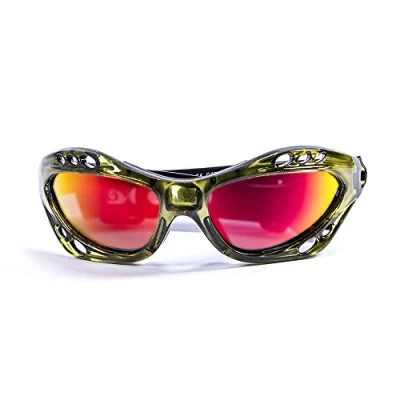 Abbildung von OCEAN SUNGLASSES Cumbuco lunettes de soleil polarisÃBlackrolles Monture : Vert Transparent Verres Revo Jaune (15001.5)