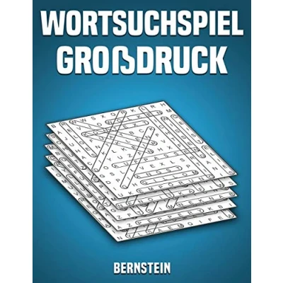 Abbildung von Wortsuchspiel Großdruck: 200 Wortsuchrätsel mit Lösungen Großdruck (Band 1)