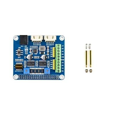Abbildung von Waveshare Stepper Motor HAT for Raspberry Pi Drives Two Motors Up to 1/32 Microstepping