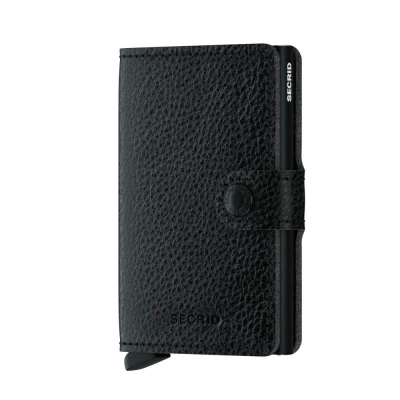 Abbildung von Secrid Miniwallet Vegetable Tanned Black Kostenlose Gravur