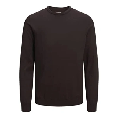 Abbildung von JACK &amp; JONES Herren JJEBASIC Knit Crew Neck NOOS 12137190, Mulch, XXL