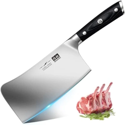 Abbildung von SHAN ZU Hackmesser Fleichmesser Chinesisches 17.8cm 21 Klinge verdickte zum Knacken von Knochen Classic Series