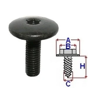 Abbildung von ROMIX C60392 Schraube VOLKSWAGEN: Golf 4, Touareg I, Sharan PEUGEOT: 206 Hatchback