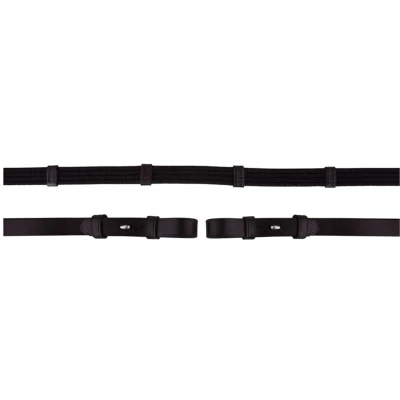Abbildung von BR Zügel 19mm Blind/Runde Schnalle Schwarz/Silber Pony