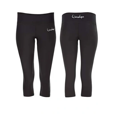 Abbildung von Winshape 3/4 Sporthose, Damen, Größe: XXL, Schwarz