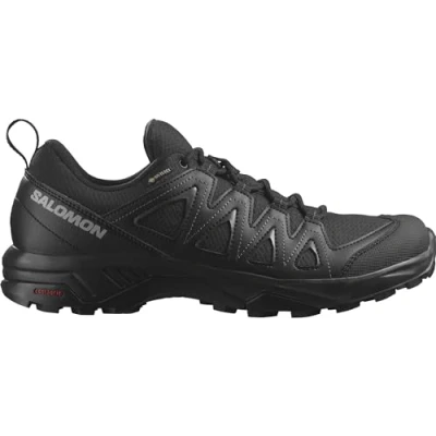 Abbildung von Salomon X Braze Gore Tex Wasserdichte Herren Outdoorschuhe, Outdoor bereit, Sportliches Design, Vielseitiger Einsatz, Black, 46