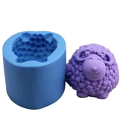 Abbildung von LC Cute Goat N119 Craft Art Silikon Seife Form DIY, Seifengießform Kerze handgefertigt