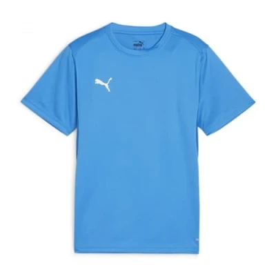 Abbildung von Puma Fussball Teamsport Teamgoal Sport Tshirt für Kinder, Größe: 164, Hellblauweissdunkelblau