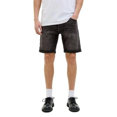 Abbildung von Jack &amp; Jones Jjirick Jjfox Jeans Shorts, Herren, Größe: XXL, Black denim