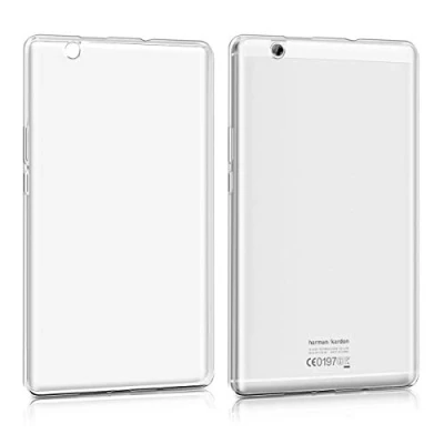 Abbildung von kwmobile Hülle kompatibel mit Huawei MediaPad M3 8.4 weiches TPU Silikon Case Transparent Tablet Cover