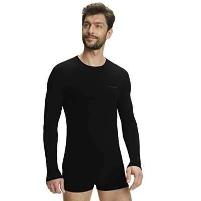 Abbildung von Falke Wooltech Light Functional Underwear FOR WARM TO COLD Conditions Unterhemd/shirt black, Herren, Größe: Large, Black