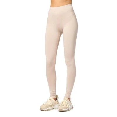 Abbildung von Merry Style Damen Lange Leggings aus Viskose MS10 143 (Beige, M)