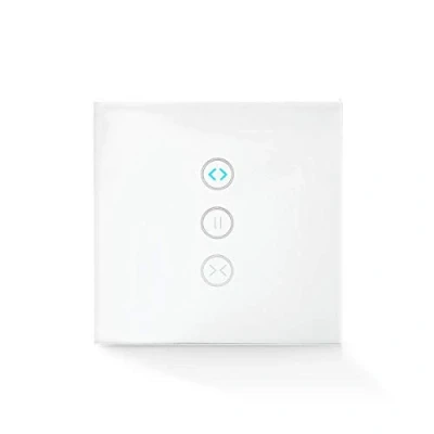Abbildung von SmartLife Wandschalter Wi Fi Sonnenschirm/Verschluss/Vorhang Wandhalterung 300 W Android/IOS Glas Weiss