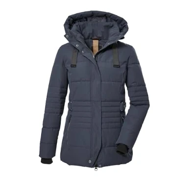 Abbildung von G.I.G.A. DX Damen Steppjacke mit abzippbarer Kapuze/Funktionsjacke in Daunenoptik GW 25 WMN QLTD JCKT, dunkel stahlblau, 46, 39930 000