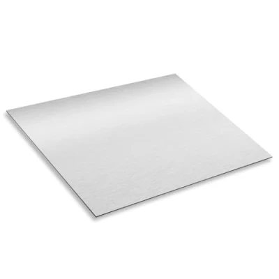 Abbildung von Aluverbundplatte silber gebürstet I 30 x 20 cm 3 mm wetterfestes brushed Aluminium Schild in Edelstahl Optik für Modellbau Messebau Beschilderung Heimwerker Siebdruck und Digitaldruck AZ_114