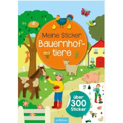 Abbildung von Meine Sticker Bauernhoftiere: Über 300 Stickerbuch für Kinder ab 4 Jahren