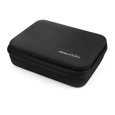 Abbildung von deleyCON Tasche Hardcase für GoPro Actionkamera &amp; Zubehör Robust Strapazierfähig Staubschutz Aufprallschutz Spritzwasserschutz Hero 13 12 11 10 9 Gr. L Schwarz