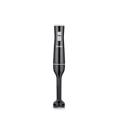 Abbildung von SEVERIN Stabmixer zum Pürieren und Zerkleinern, leistungsstarker Mixstab mit Turbostufe, abnehmbarer Pürierstab ergonomisches Design, 170 W, schwarz / grau, SM 3770
