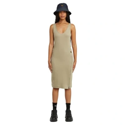 Abbildung von G STAR Asymmetric Etuikleid, Damen, Größe: Large, Light toggee