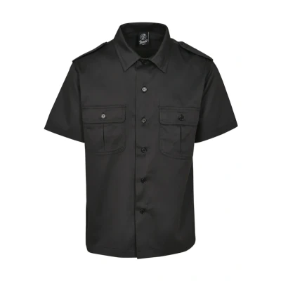 Abbildung von Brandit Herren US HEMD Hemd, Herren, Größe: 7XL, Black
