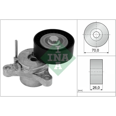 Abbildung von INA 534 0666 10 Riemenspanner OPEL: Insignia A Sports Tourer