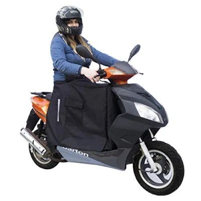 Abbildung von Beinschutz mit Winter Fleece für Motorroller Roller Fahrrad Regenschutz Wetterschutz Abdeck Nässeschutz Plane Beindecke [088]